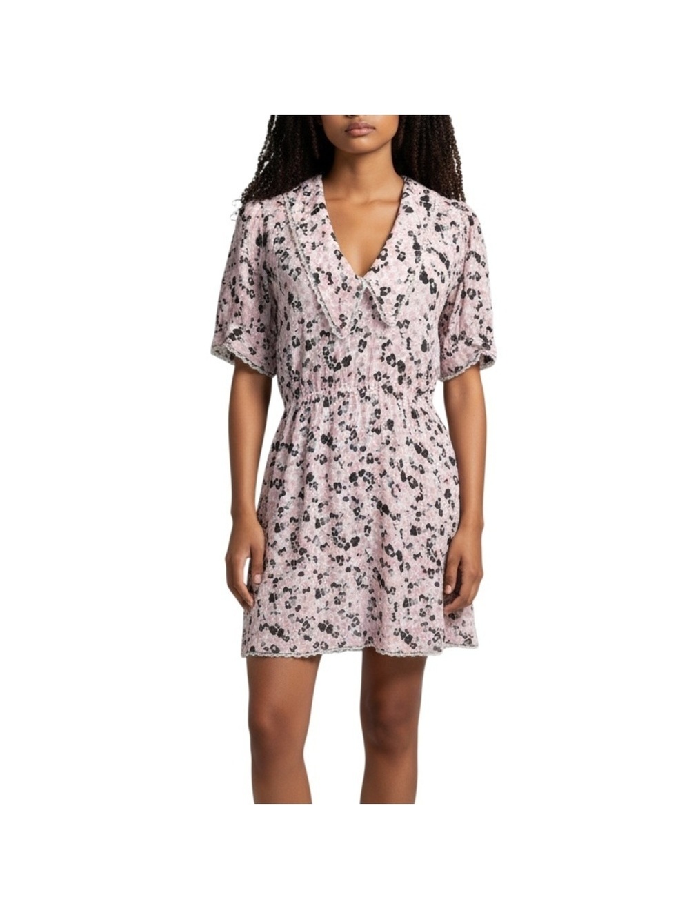 Aritzia Sunday Best Aki Floral Dress Pink